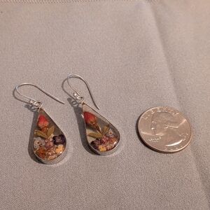 Floral Teardrop Earrings